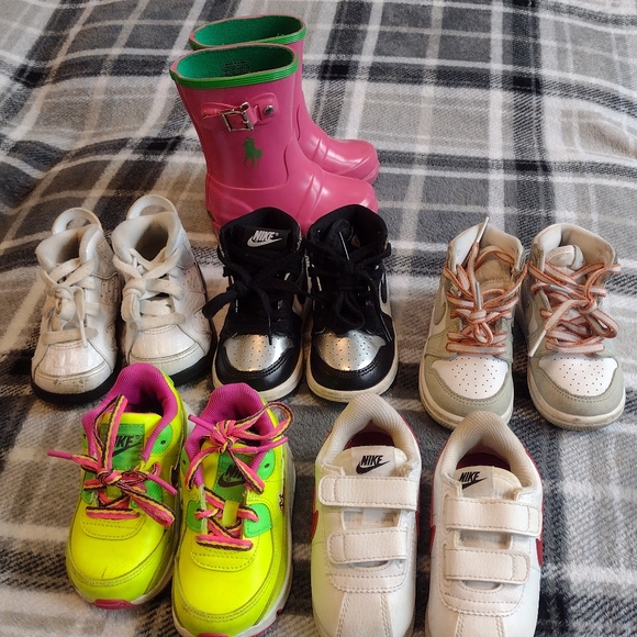 Jordan 1, Jordan 1, Air Max, Nike Cortez, Jordan 6, Polo rain boots ALL SIZE 5C - Picture 2 of 15